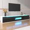 180cm Wall Mounted TV Unit Cabinet Floating TV Stand High Gloss LED Lights