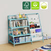 Bookshelf Bookcase with 9 Storage Compartme for Children's Reading Room Green