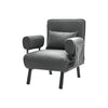 New 3-in-1 Folding Single Sofa Bed Lounge Sleeper Chair w/Pillow&Side Pocket