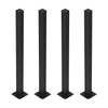 27.5 Inch Table Legs Long Column Upright Metal Frame 4pcs for Coffee Table/Bench