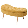 Window Seat Chenille Ottoman Storage Box Bed End Sofa Bench Buttoned Foolstool