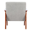 Sofa Couch Solid Wood Chair Soft Flannel Upholstered Seat Living Room Furniture