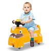 Ride on Toy Baby Dinosaur Sliding Car with Horn Music Lights Yellow
