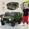 Kids Ride On Car, 12V Battery-Powered Electric Car w/ Remote Green