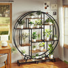 Mental Flower Shelf Plant Display Stand Outdoor Indoor with Grow Light Garden UK