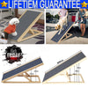 Portable Freestanding Dog Adjustable Heights Non-Slip Puppy Ramp Carpet Stair UK