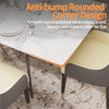 Extra Long Extendable Dining Table Strong Stains-proof Kitchen Table For Party