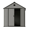8x12FT Outdoor Garden Storage shed Gabled Plastic Tool Shed with Foundation Lock
