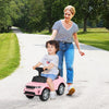 Toddler Foot-to-Floor Walking Sliding Toy Car with Storage-Pink