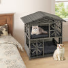 2-tier Cat House Kitten Condo Enclosure w/ Removable Cushions