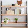 GuyAna Wall Shelf Brown 120x40x4 Treated Solid Wood Oak,Wall Shelves, P2P7