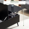Black Coffee Table Lift Up Top With Storage Living Room Home Office
