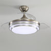 Invisible Ceiling Fan Light w/Remote Control Chandelier Light Retractable Blades