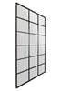 Extra Large Black Window Leaner - Wall Mirror 79" X 47" 200 x 120cm MirrorOutlet