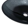 Bathroom Sink Bowl Wash Basin Countertop Tempered Glass Vanity w/ Pop up Drainer