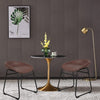 Set of 2 Bar Stool Vintage Rustic Kitchen Pub Bar Chairs High Back Sunken Seat