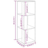 Corner Cabinet Concrete Grey 33x33x100 Chipboard B8E1