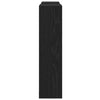 Wall Shelf Black Oak 99x15x60 cm Engineered Wood