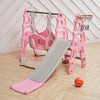 Toddler Swing Slide&Climber Set Kids Baby In/Outdoor Playground Girl's Toy Pink