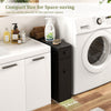 Bathroom Floor Storage Cabinet Wooden Entryway Storage Cabinet w/ Drawer Black