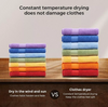 Electric Clothes Dryer 1200W 10KG Folding Indoor Warm Air Drying Wardrobe Large