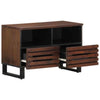 TV Cabinet Brown 70x34x46 Solid Wood Z4A6