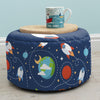 rucomfy Beanbags Outer Space Kids Classic Bean Bag, Pre-Filled, Machine Washable