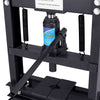 Black 12-Ton Adjustable Steel Hydraulic Work Shop Press Garage Presses Manual UK