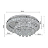 LED Ceiling Crystal Lights Luxury Chandelier Modern Pendant Lamps Kitchen Lights
