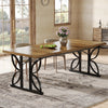Dining Table for 6, Farmhouse Kitchen Dinner Table Dining Room Table Desk