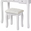 Dressing Table Stool Makeup Vanity Chair Soft Seat Bench Velvet Piano Bar Stools
