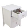 New 3 Drawer Bedside Table Nightstand Stroage Cabinet Stylish Spray White