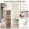 Home Collapsible Organizer 6-Cube Stackable Storage Bins w/ Doors-White