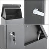 Parcel Drop Box Delivery Post Box Medium Lockable Home Storage Letter Anti Theft
