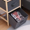 Slim 3 Drawers Storage Unit Organizer for Living Room Snack Storage Shelf Tall