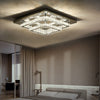 LED Crystal Chandelier Ceiling Light Round/Square Pendant Lamp Dining LivingRoom