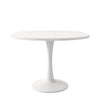 Extendable Round Dining Table 110-140 cm Round/Oval Kitchen Table for 4-6 People