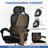 Height Adjustable Ergonomic Office Chair with Lumbar Support-Black