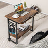 Rolling Computer Desk Home Office PC Workstation Laptop Table w/ Keyboard Tray