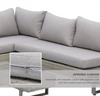 Grey Rattan Garden Sofa Set 5 Seater Outdoor Patio Furniture Table Cushions