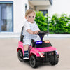 6V Kids Ride On Police Car Battery Powered Kids Toy Police Car Pink