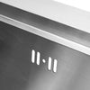Stainless Steel Inset Kitchen Sink Single Bowl w/LH Platform &Drainer Waste Kit