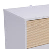 Modern Chest of Drawers Bamboo Storage Cabinet w/6 Drawers Home Floor Sideboard