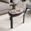 Modern 3 Piece Nesting Tables Finished in Grey, White & Oak