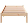 Long Bed Frame without 90x220 Solid Wood Pine T2Q6