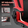 Ralex-chair Gaming Chair, Computer Chairs with Fold-up Armrests, Red/Black