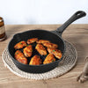 Cast Iron Casserole Dish Pot Pan Cooked Camping Stew Dutch Oven Stockpot Skillet
