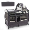 4 in 1 Baby Crib Bassinet Bed Infant Changing Table Portable Nursery Play Center