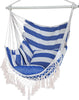Hammock chair,hanging rope swing chair with2cushions, for indoor and outdoor use
