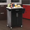 Kitchen Cart Island Butchers Block Table Trolley Storage Cabinet Cupboard Unit